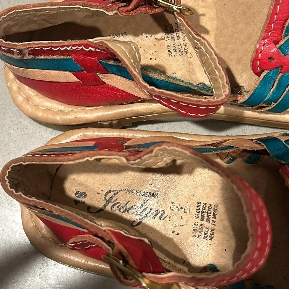 Kids Mexican Huaraches Leather Sandals